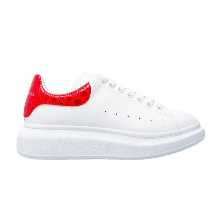 Alexander Mqueen Air Platform Leather Sneakers  - DopestKickz