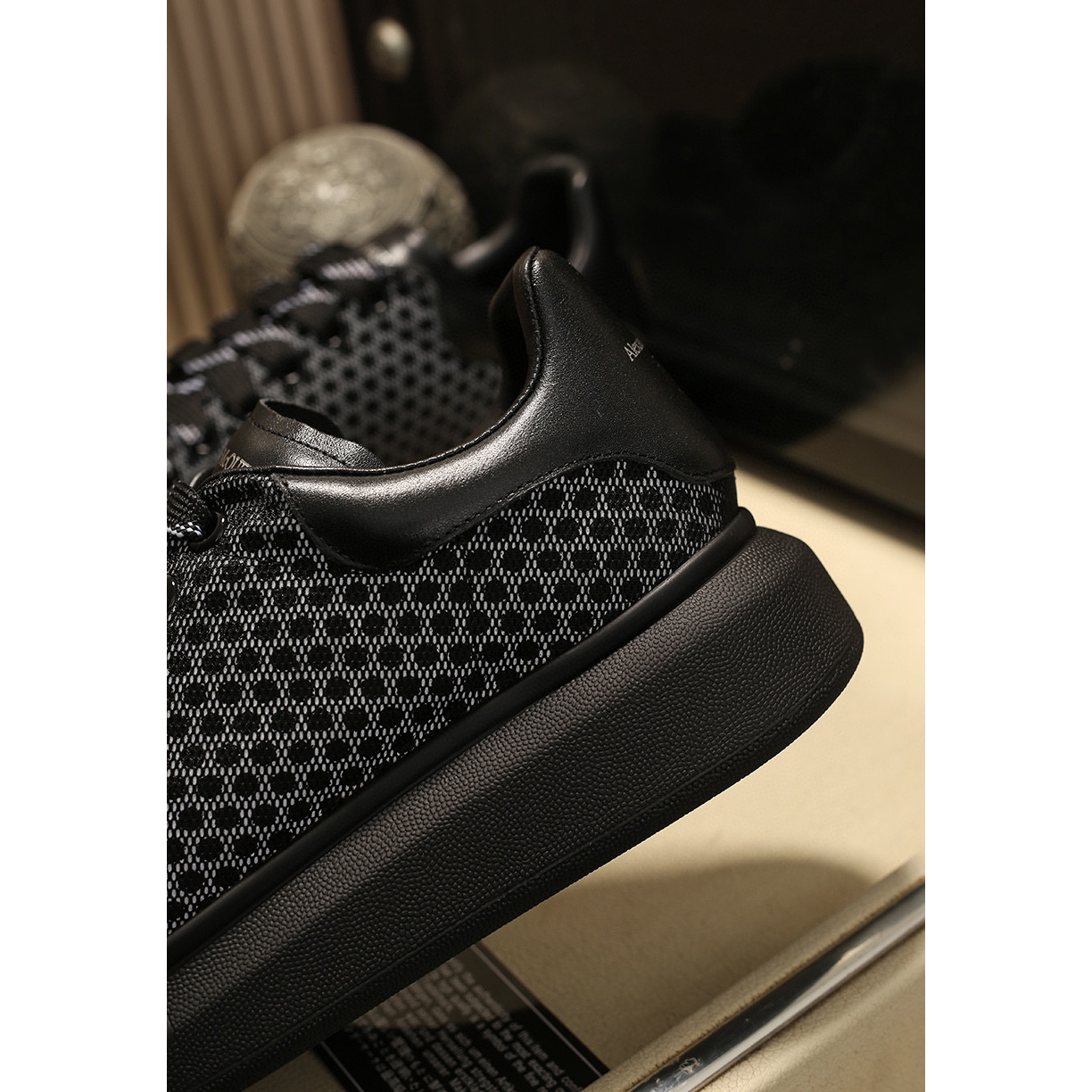 Alexander Mqueen Low Top Sneakers Black - DopestKickz
