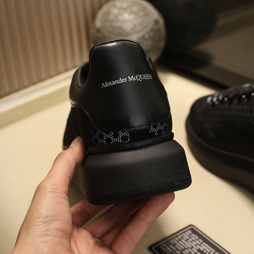 Alexander Mqueen Low Top Sneakers Black - DopestKickz