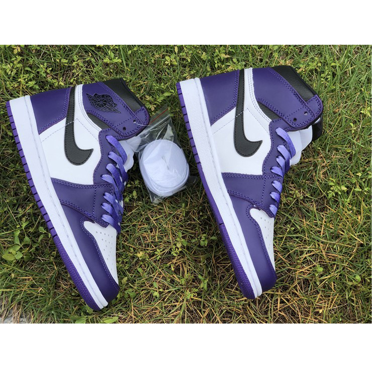 Jordan Air 1 Retro High Court Purple White - DopestKickz