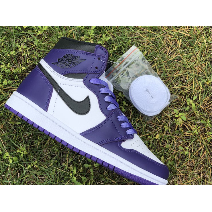 Jordan Air 1 Retro High Court Purple White - DopestKickz