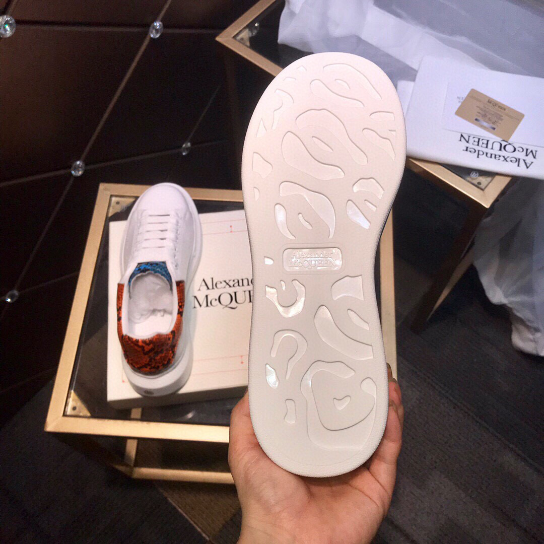 Alexander Mqueen Air Platform Leather Sneakers  - DopestKickz