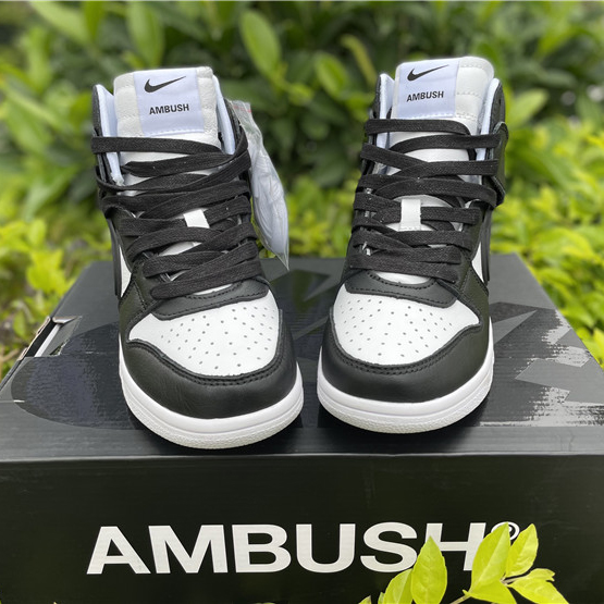 Nike Dunk High Ambush Black White CU7544-001 - DopestKickz