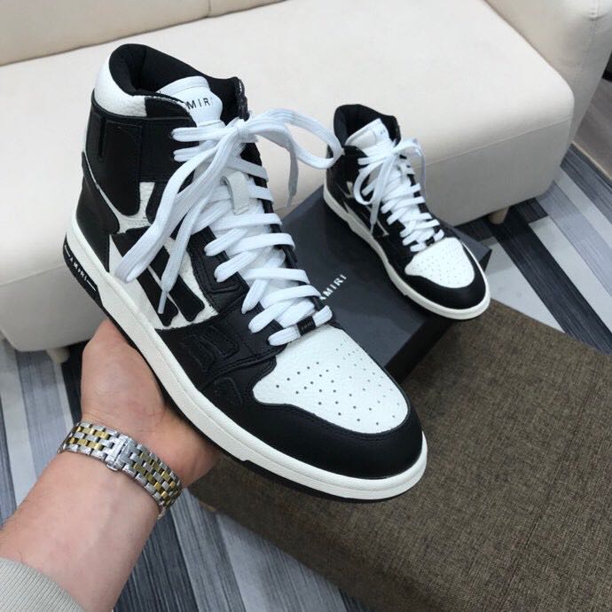 Amiri Skeleton High Top Sneaker - DopestKickz