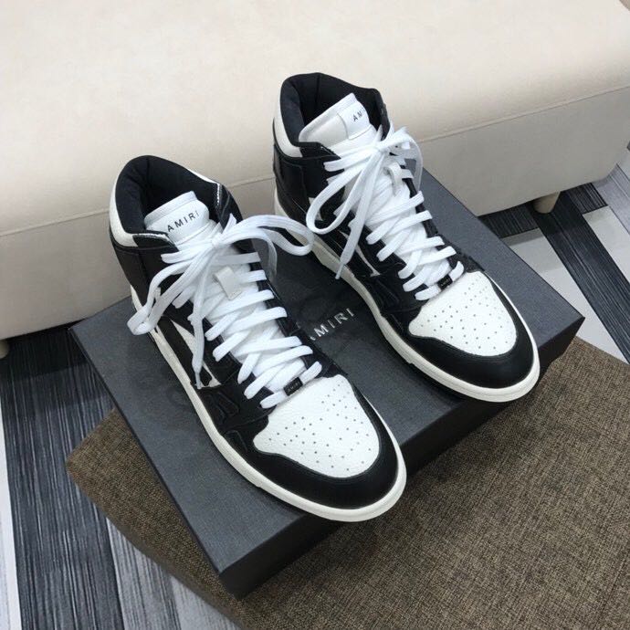 Amiri Skeleton High Top Sneaker - DopestKickz