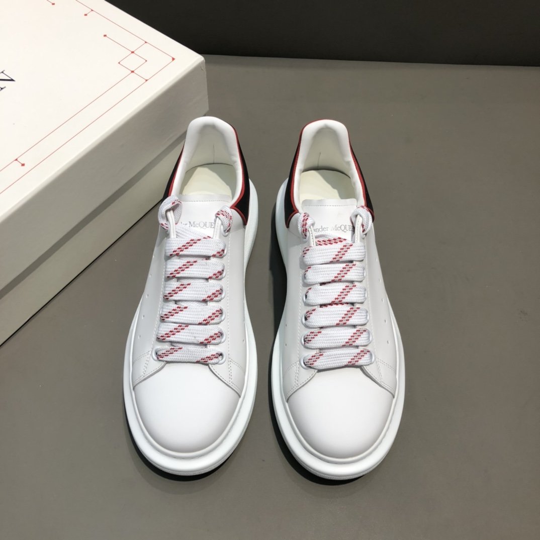 Alexander Mqueen Low-Top Air Platform Leather Sneakers    - DopestKickz