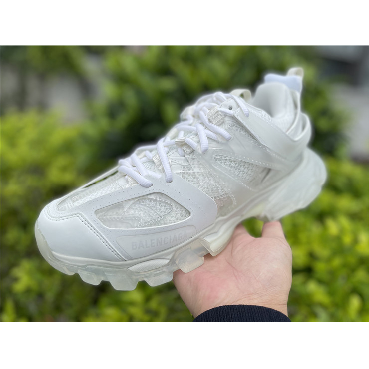Balenciaga Track Panelled Faux-leather Trainers - DopestKickz