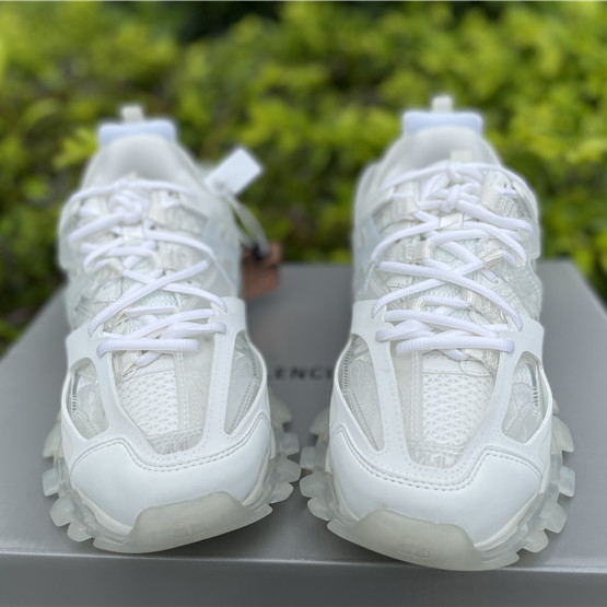 Balenciaga Track Panelled Faux-leather Trainers - DopestKickz