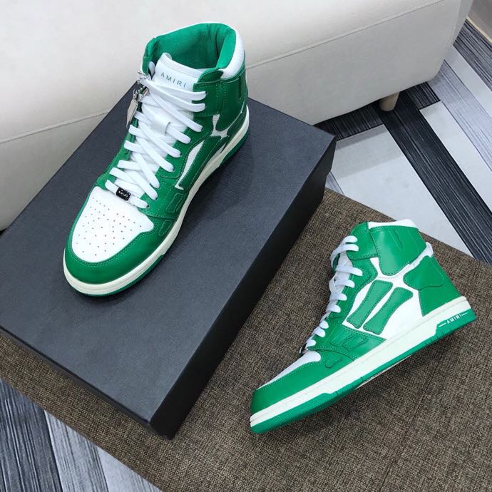 Amiri Skeleton High Top Sneaker - DopestKickz
