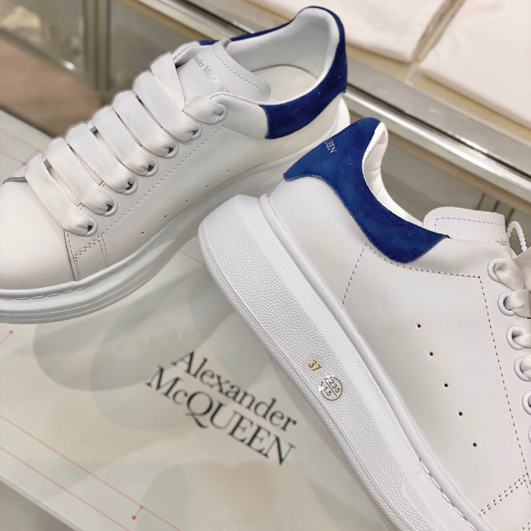 Alexander Mqueen Low-Top Air Platform Leather Sneakers    - DopestKickz