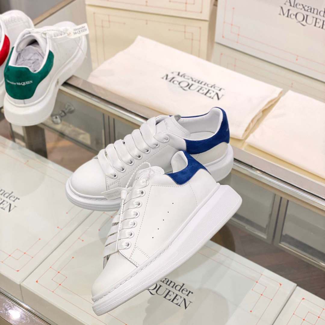 Alexander Mqueen Low-Top Air Platform Leather Sneakers    - DopestKickz