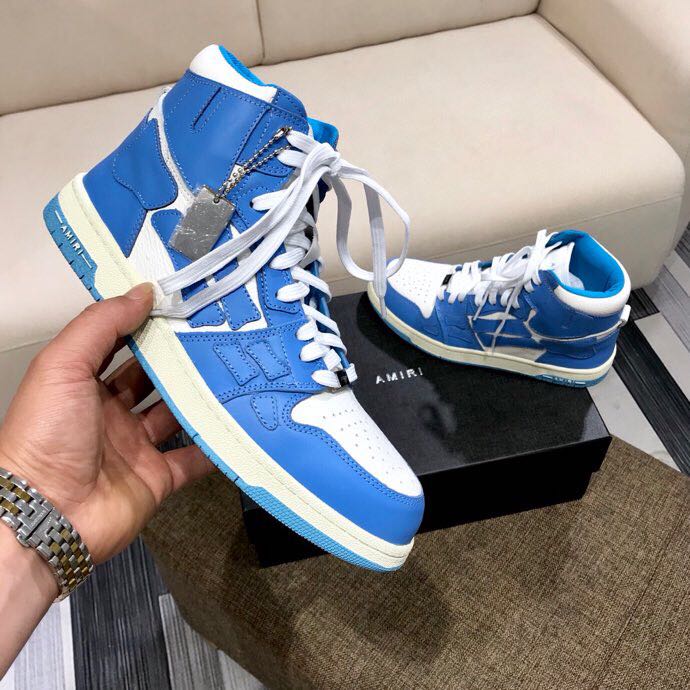 Amiri Skeleton High Top Sneaker - DopestKickz