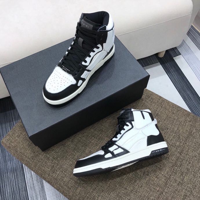 Amiri Skeleton High Top Sneaker - DopestKickz