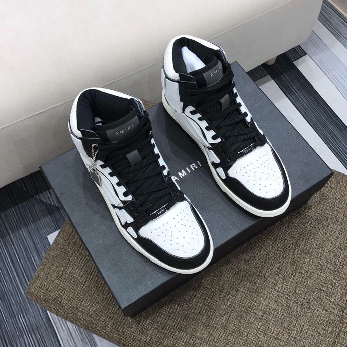 Amiri Skeleton High Top Sneaker - DopestKickz