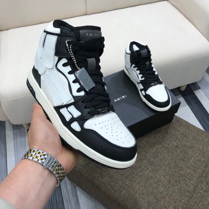 Amiri Skeleton High Top Sneaker - DopestKickz