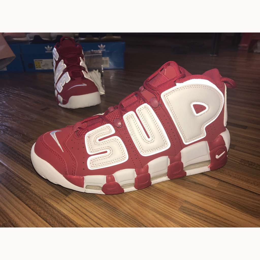 Nike Air More Uptempo Red Sup - DopestKickz