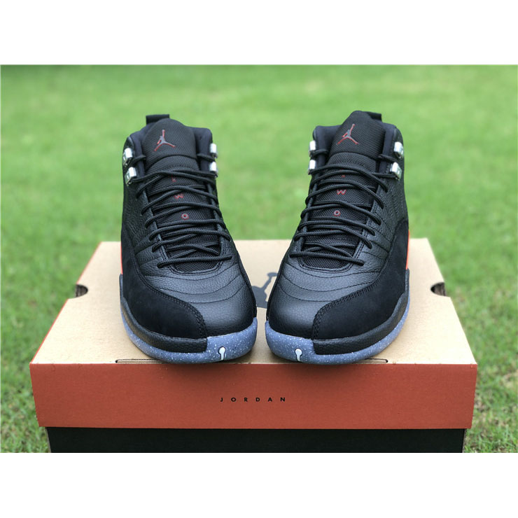 Jordan AJ12 Retro “Utility” Black/Bright Crimson White DC1062-006 - DopestKickz