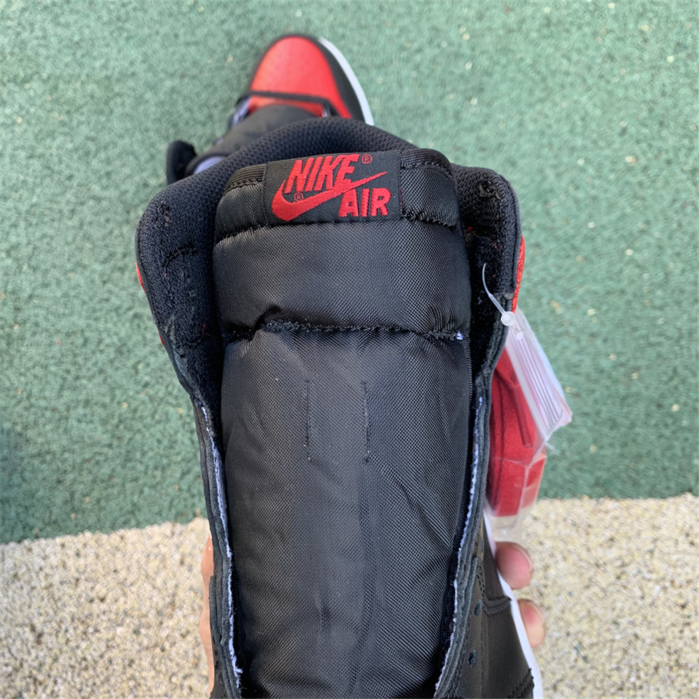 Jordan AJ 1 OG Banned Red Black Sneaker 555088-001 - DopestKickz