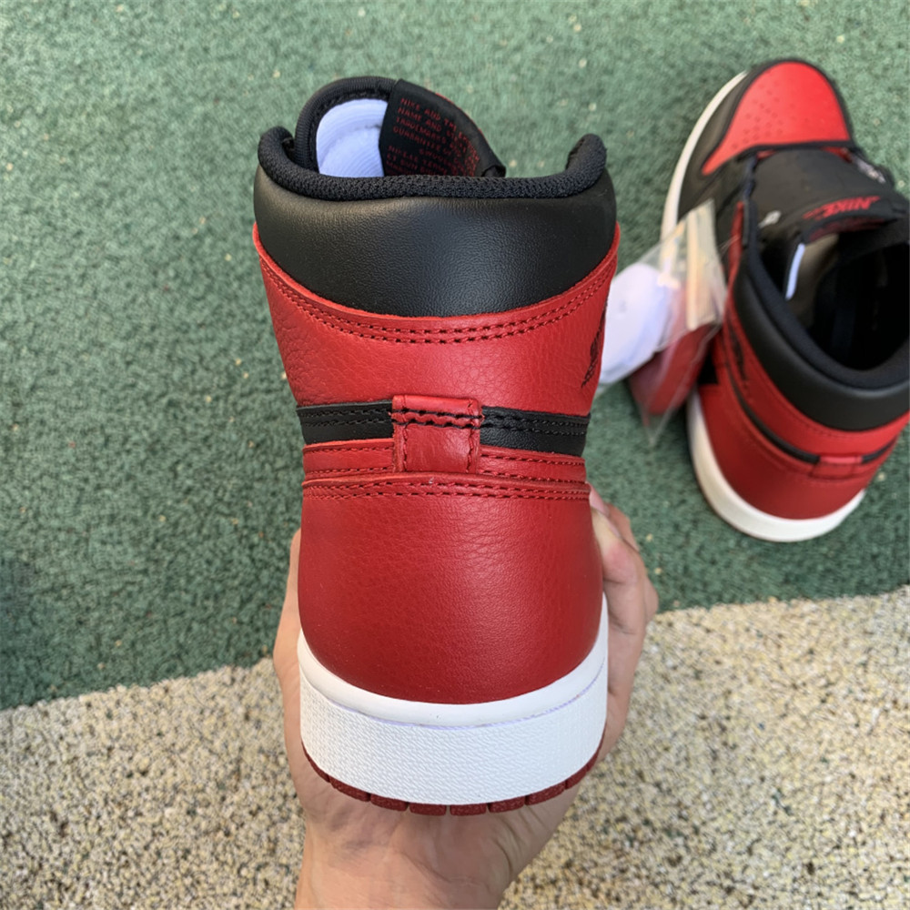Jordan AJ 1 OG Banned Red Black Sneaker 555088-001 - DopestKickz