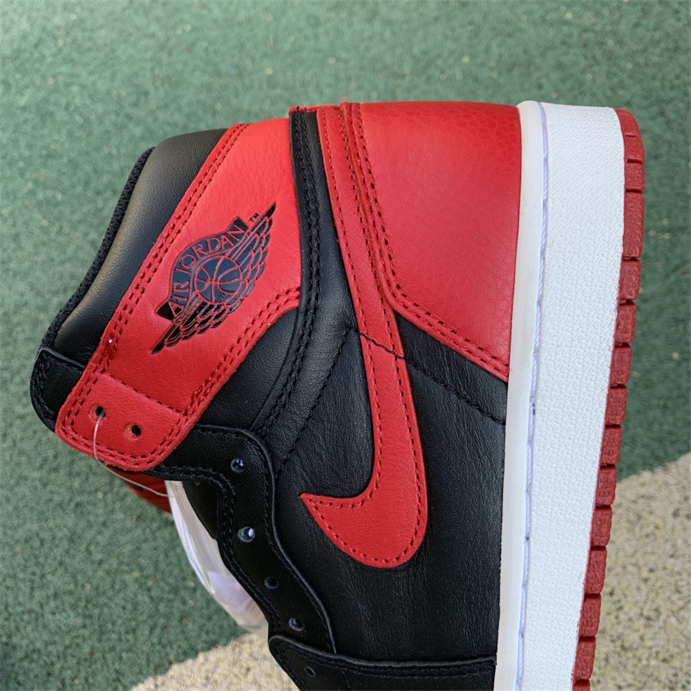 Jordan AJ 1 OG Banned Red Black Sneaker 555088-001 - DopestKickz