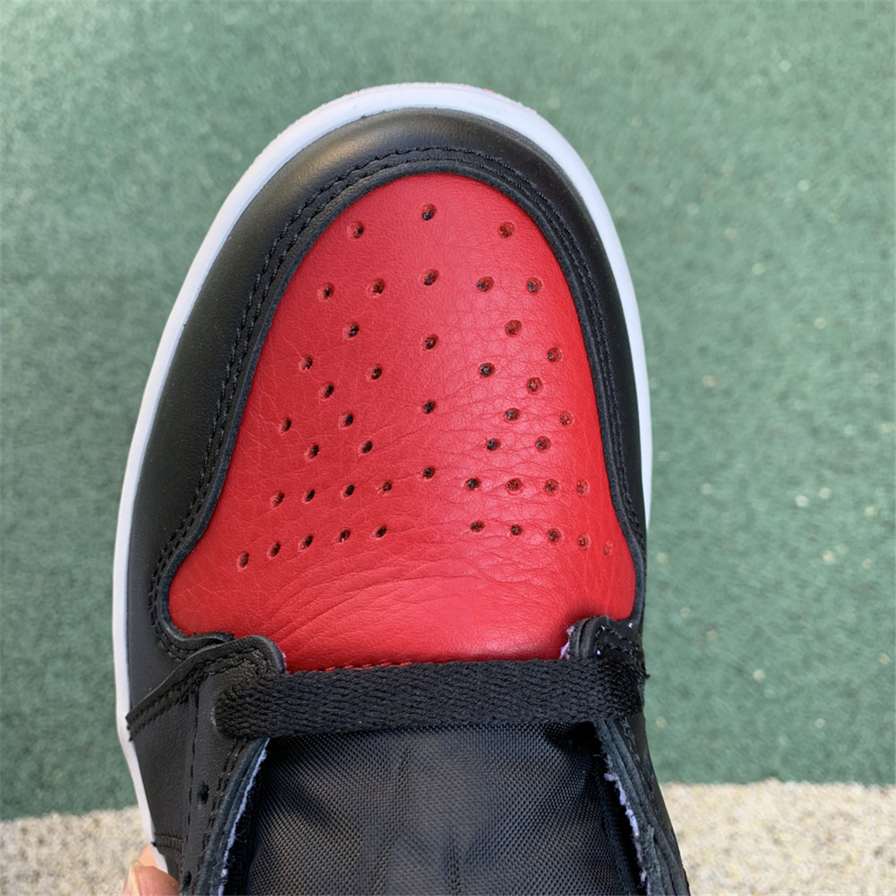 Jordan AJ 1 OG Banned Red Black Sneaker 555088-001 - DopestKickz