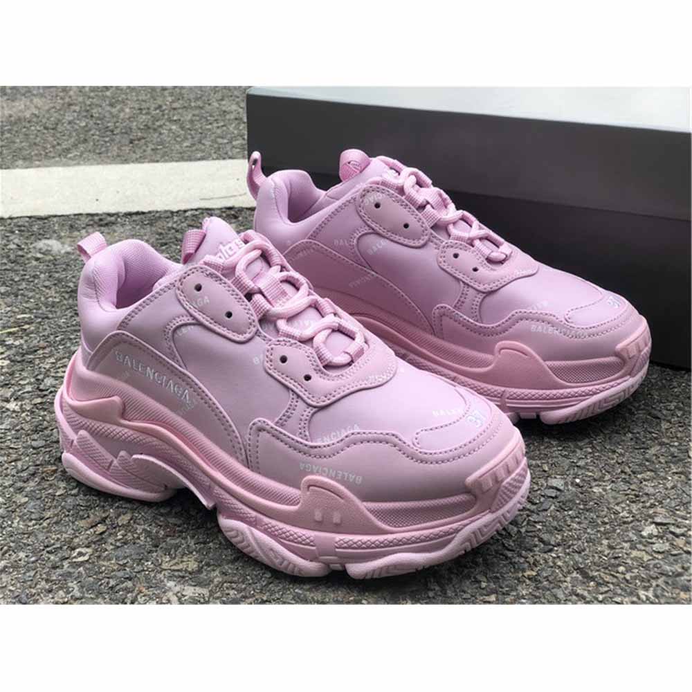 Balenciaga Triple S Logo-Print Embroidered Leather Nubuck And Mesh Sneakers - DopestKickz
