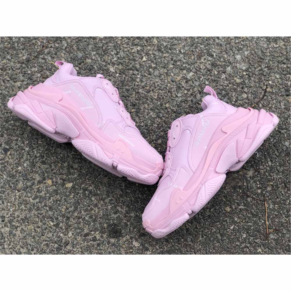 Balenciaga Triple S Logo-Print Embroidered Leather Nubuck And Mesh Sneakers - DopestKickz