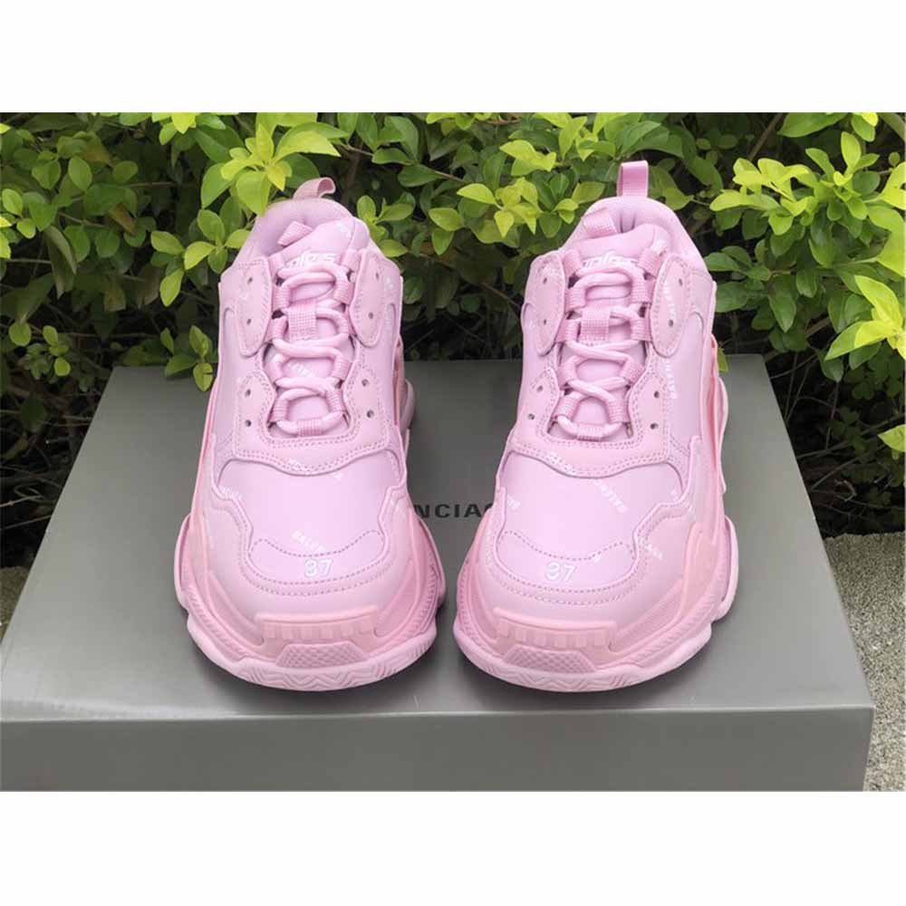 Balenciaga Triple S Logo-Print Embroidered Leather Nubuck And Mesh Sneakers - DopestKickz