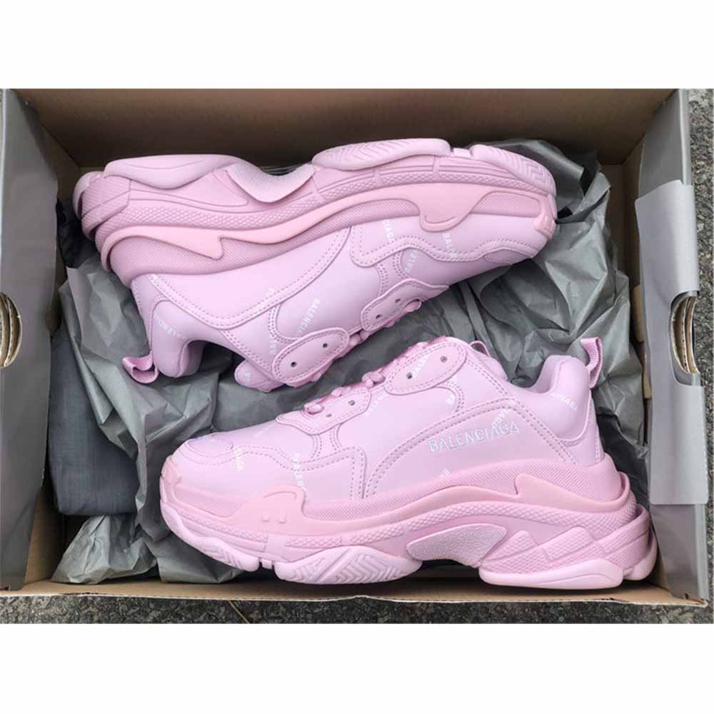 Balenciaga Triple S Logo-Print Embroidered Leather Nubuck And Mesh Sneakers - DopestKickz