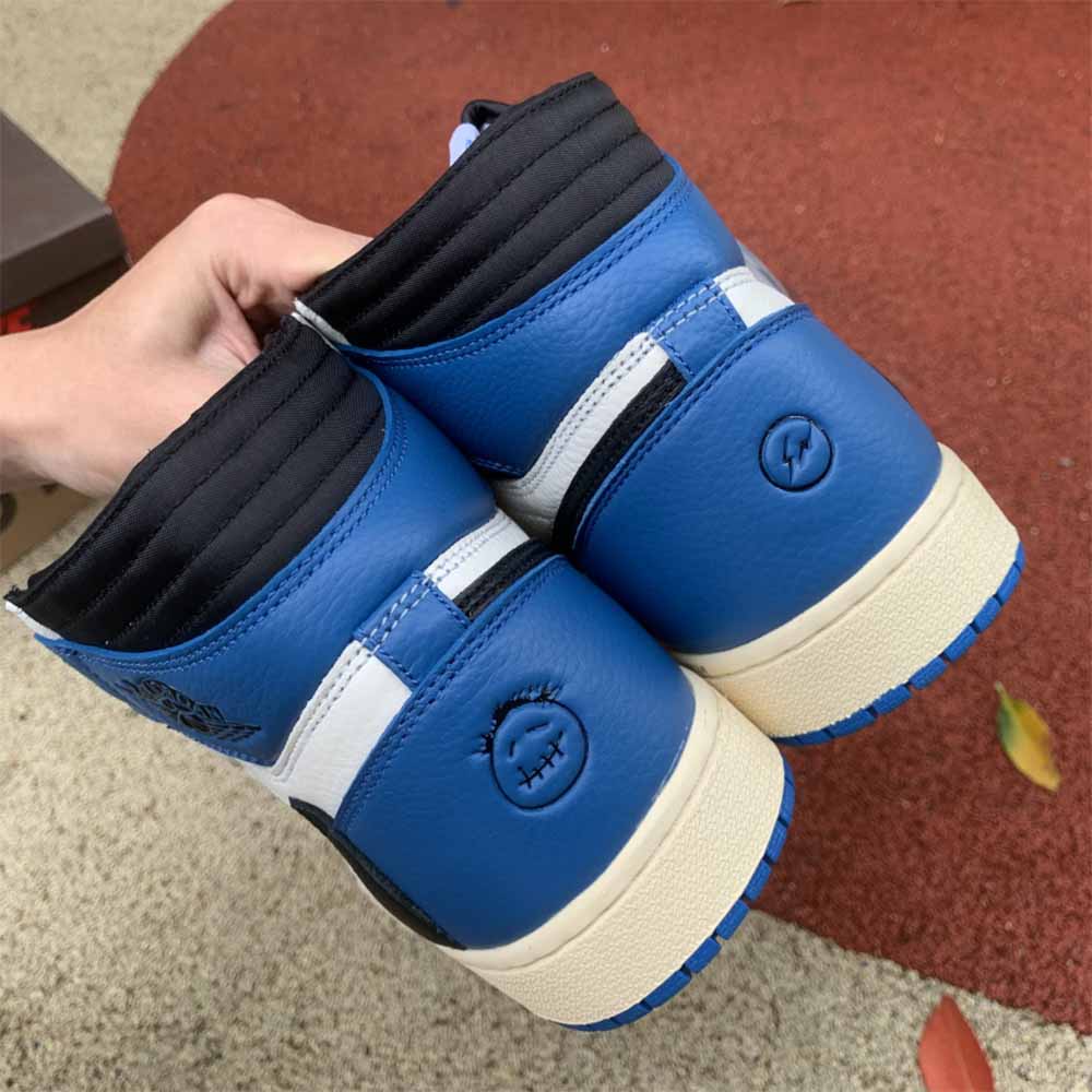 Jordan Travis Scott X Fragment X AJ1 High OG SP “Military Blue” - DopestKickz