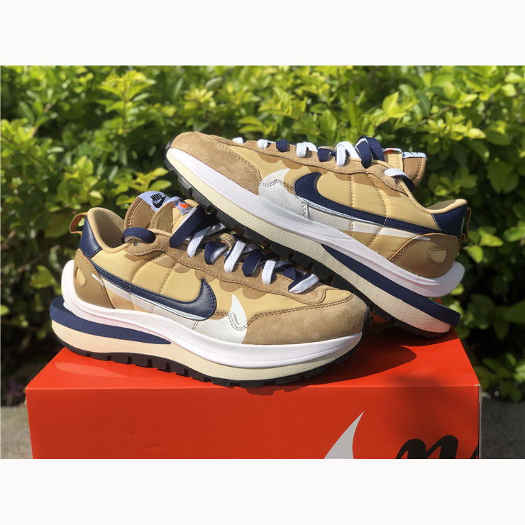Sacai X Nike VaporWaffle 'Tan' DD1875-200 Sesame Blue Void - DopestKickz