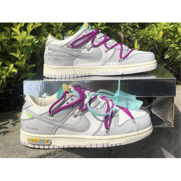 Nike Dunk Low Off-White Lot 21 Sneaker     DM1602-100 - DopestKickz