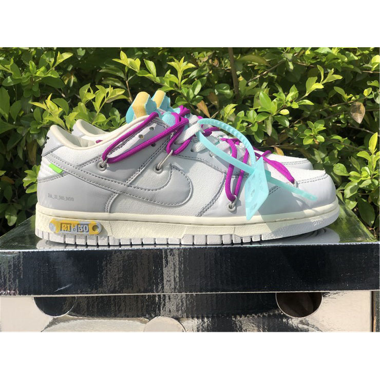 Nike Dunk Low Off-White Lot 21 Sneaker     DM1602-100 - DopestKickz