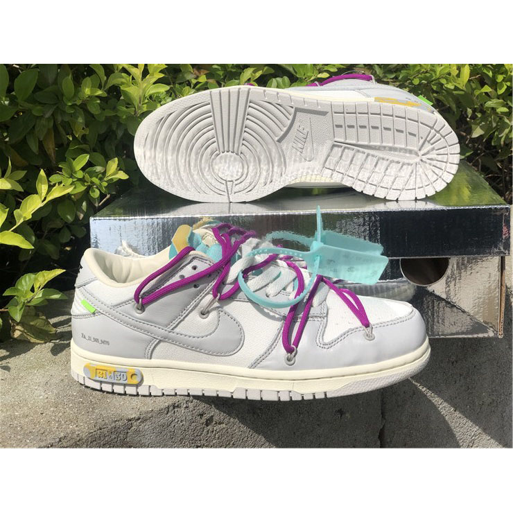 Nike Dunk Low Off-White Lot 21 Sneaker     DM1602-100 - DopestKickz
