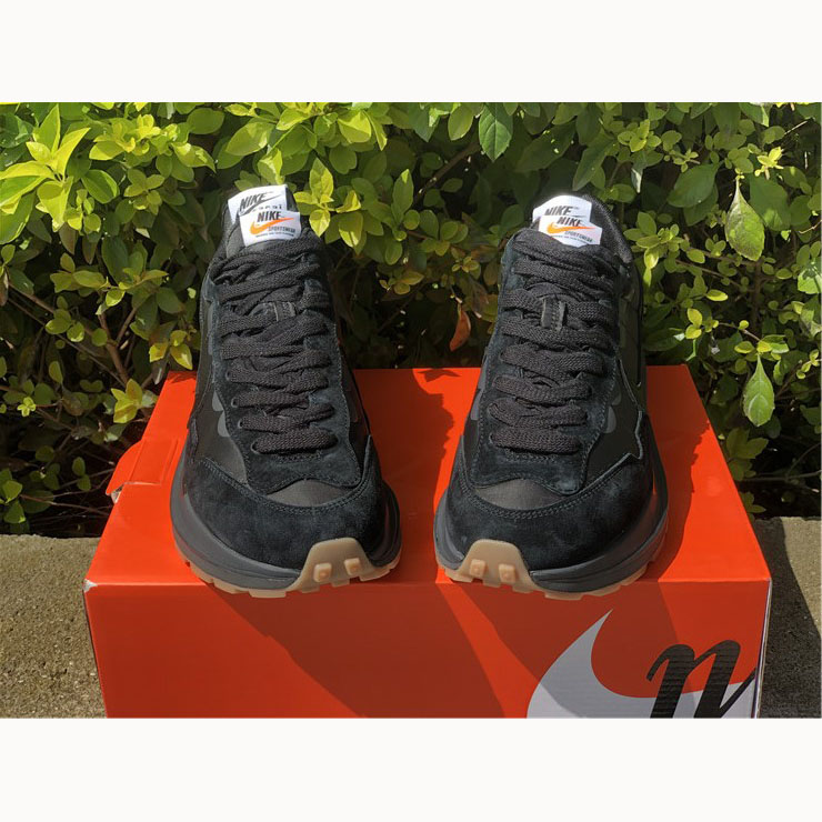 Sacai X Nike VaporWaffle 'Black/Gum' DD1875-001 - DopestKickz