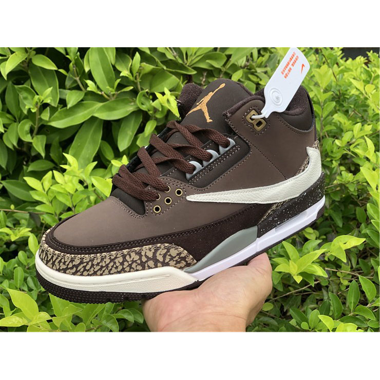 Jordan  Travis Scott X AJ 3 Brown  - DopestKickz