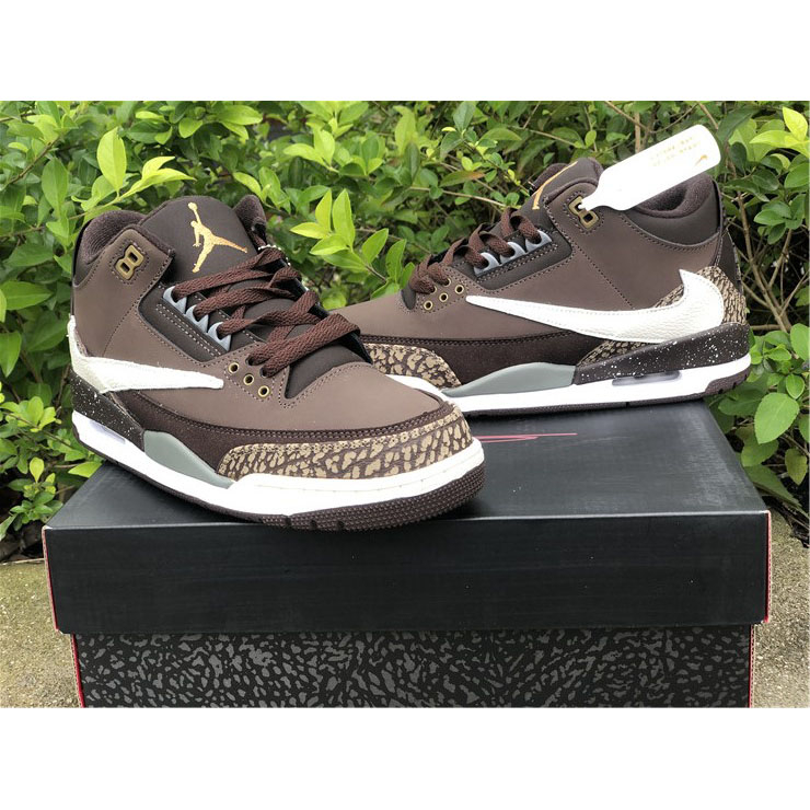 Jordan  Travis Scott X AJ 3 Brown  - DopestKickz
