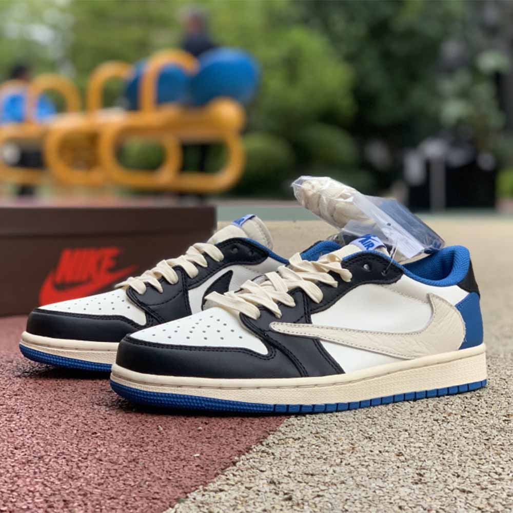 Jordan Travis Scott X Fragment X AJ1 Low OG - DopestKickz
