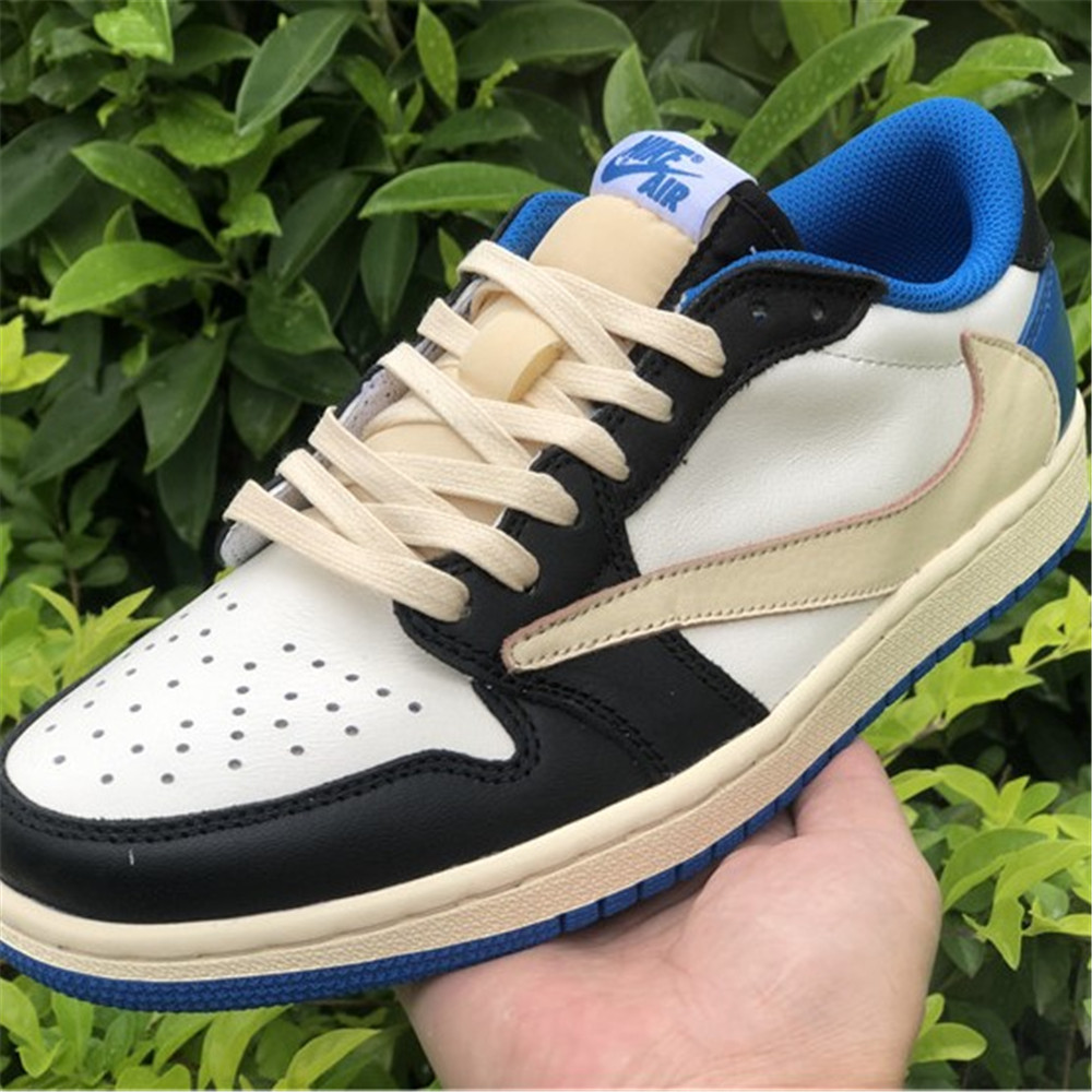 Jordan Travis Scott X Fragment X AJ1 Low OG Sneaker DM7866-140 - DopestKickz