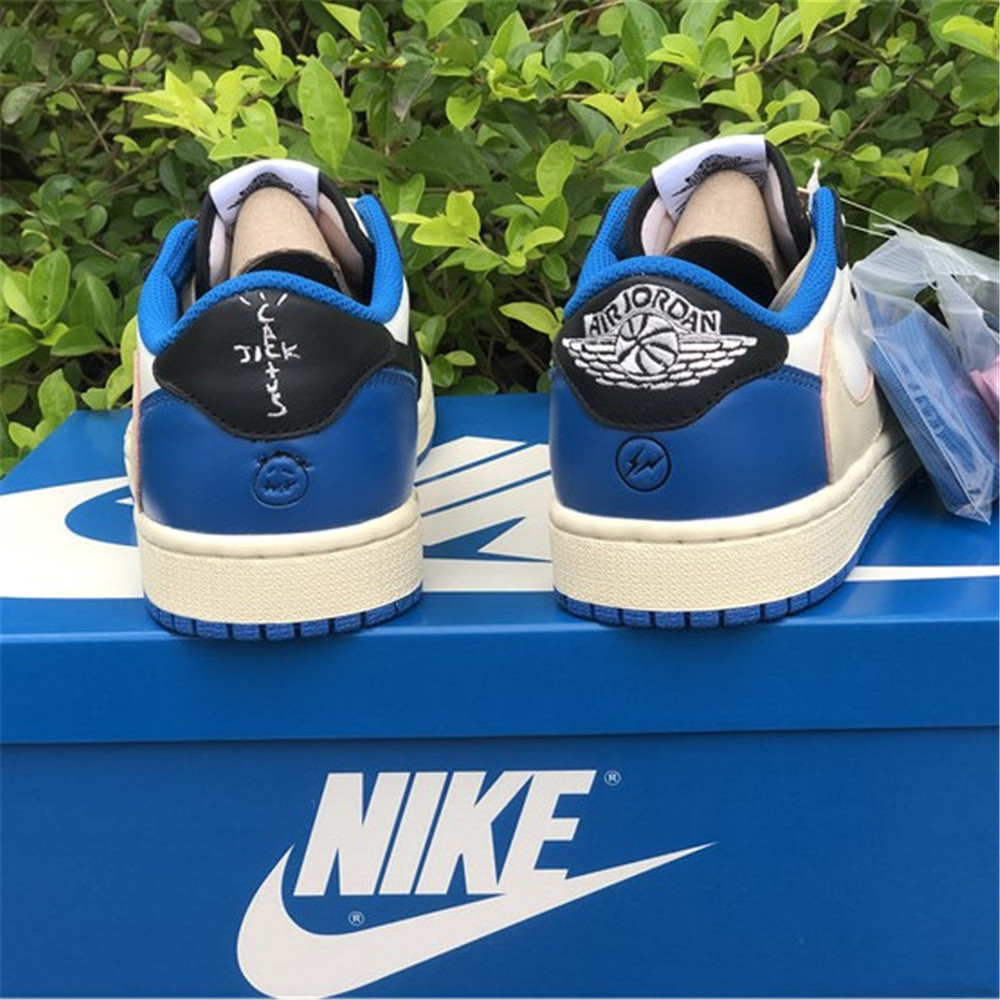 Jordan Travis Scott X Fragment X AJ1 Low OG Sneaker DM7866-140 - DopestKickz
