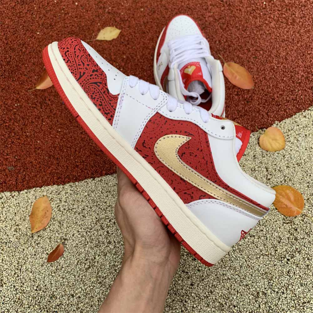 Jordan AJ1 Low SE Spades Black Jack - DopestKickz