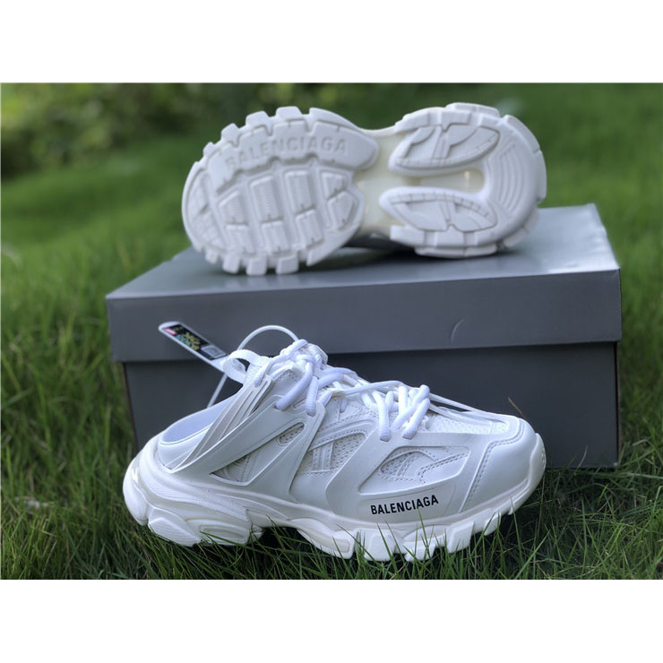 Balenciaga Men's Track Sneaker In White - DopestKickz
