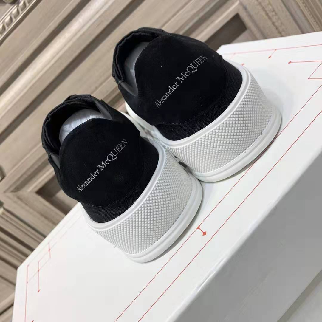 Alexander Mqueen Deck Lace-Up Plimsoll Sneaker - DopestKickz