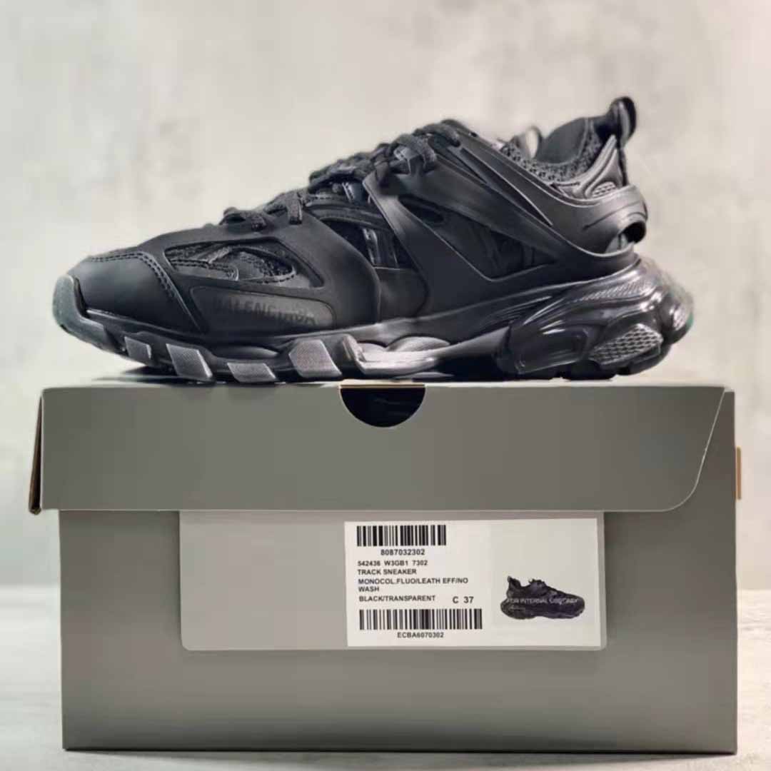 Balenciaga Men's Track Sneaker In Black - DopestKickz