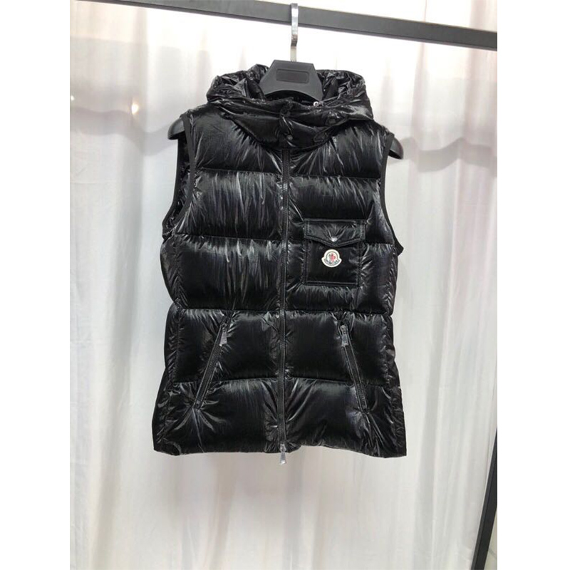 Moncler Diotis Vest In Black - DopestKickz