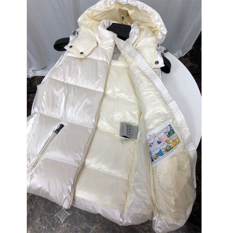 Moncler Diotis Vest In White - DopestKickz