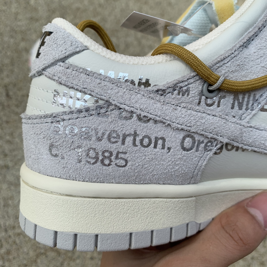 Nike Dunk Low Off-White Lot 37 - DopestKickz