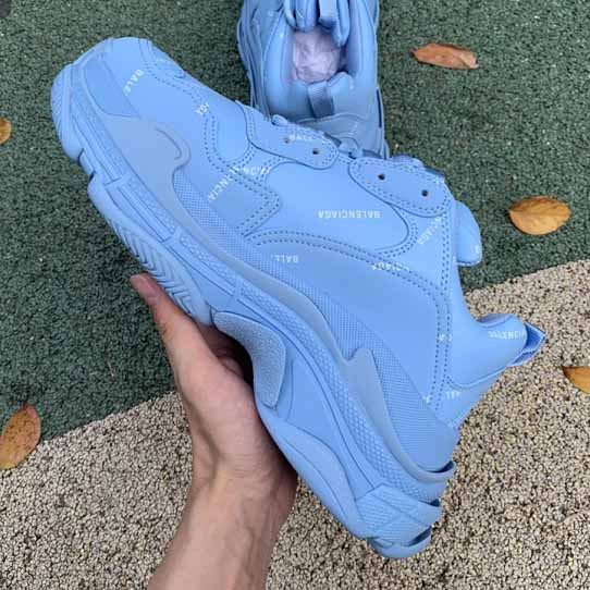Balenciaga Men's Allover Logo Triple   Sneaker - DopestKickz