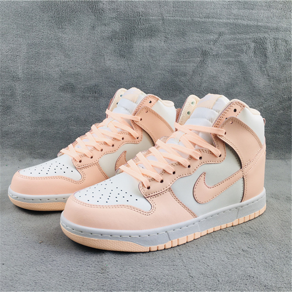 Nike Dunk High Sail Crimson Tint (W) DD1869-104 - DopestKickz