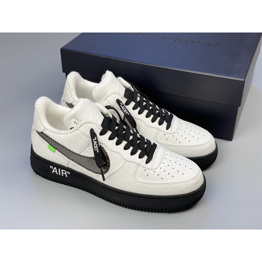 Louis Vuitton X Nike Air Force 1 Sneaker White - DopestKickz